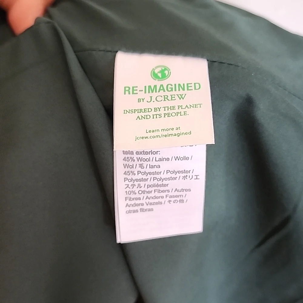 NEW! J. Crew City Coat Sz 0 - Picture 5 of 6